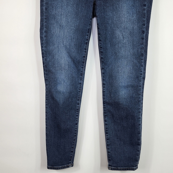 J. Crew 8" Toothpick Skinny Jean Mid-rise Ankle Cropped Stretch Vista Wash 29 - Picture 4 of 11